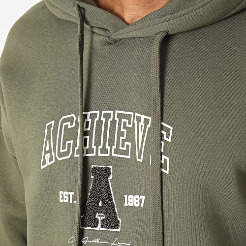 Sweat Capuche Vert Kaki
