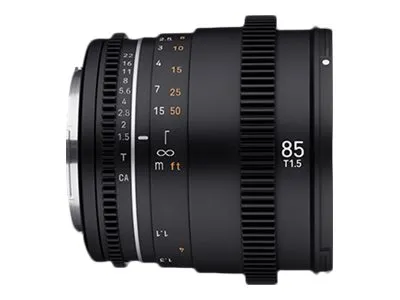 Samyang - Telefoto objektiv - 85 mm - T1.5 VDSLR MK2 - Sony E-mount - for Sony Cinema Line; a VLOGCAM; a1; a1 II; a6700; a7 IV; a7C; a7C II; a7CR; a7R V; a9 III