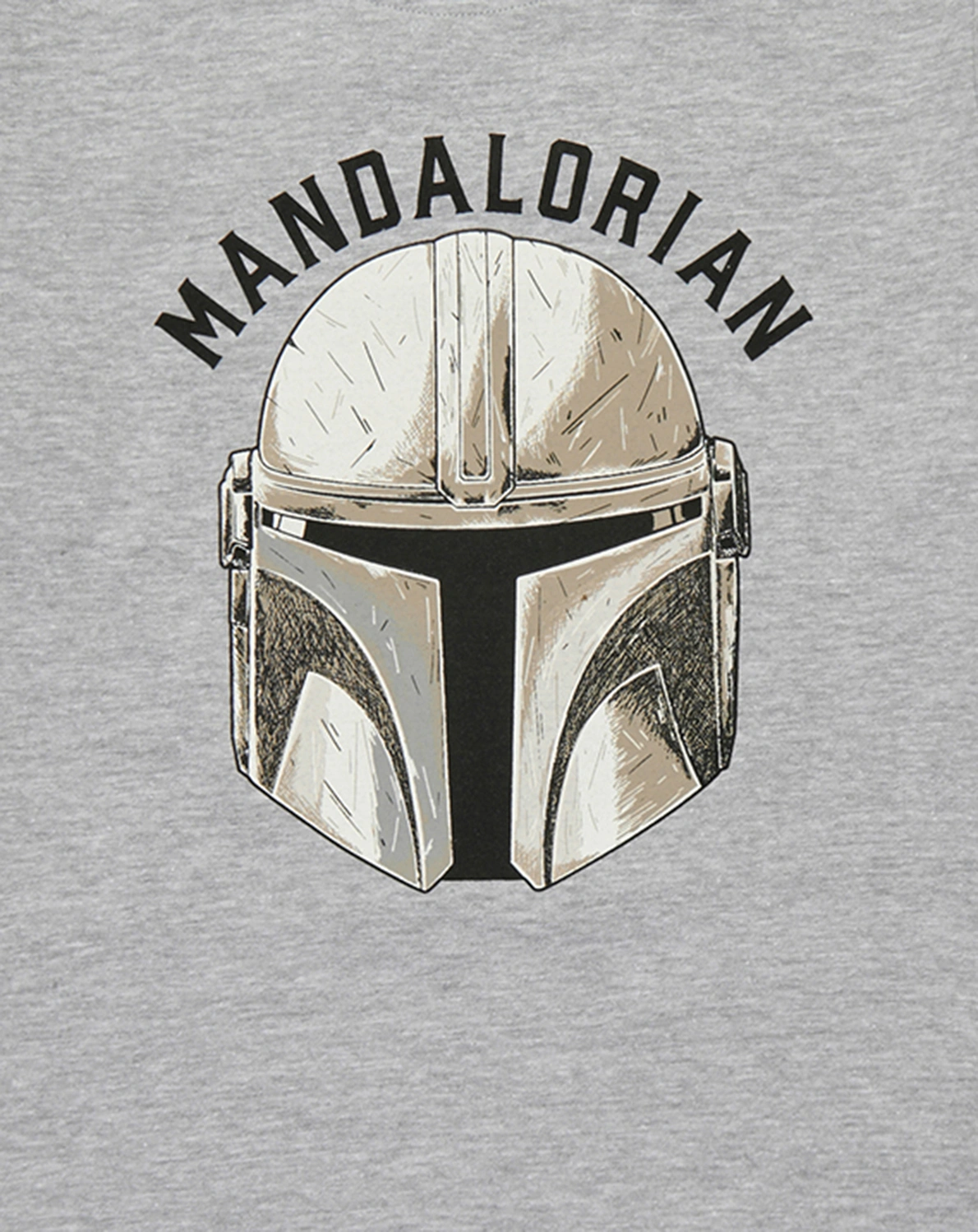 Langarmshirt STAR WARS - BOBA FETT in grey melange