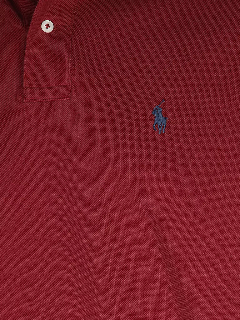 POLO RALPH LAUREN Poloshirt Custom Slim Fit dunkelrot