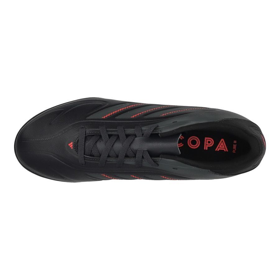 adidas Copa Pure Club III TF Stealth Victory - Noir/Gris/Lucid Red