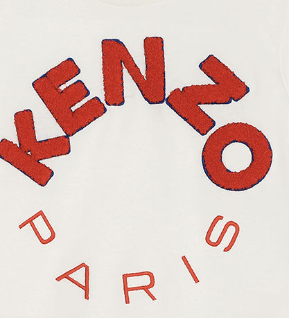 Kenzo T-shirt - Ivory m. R?d