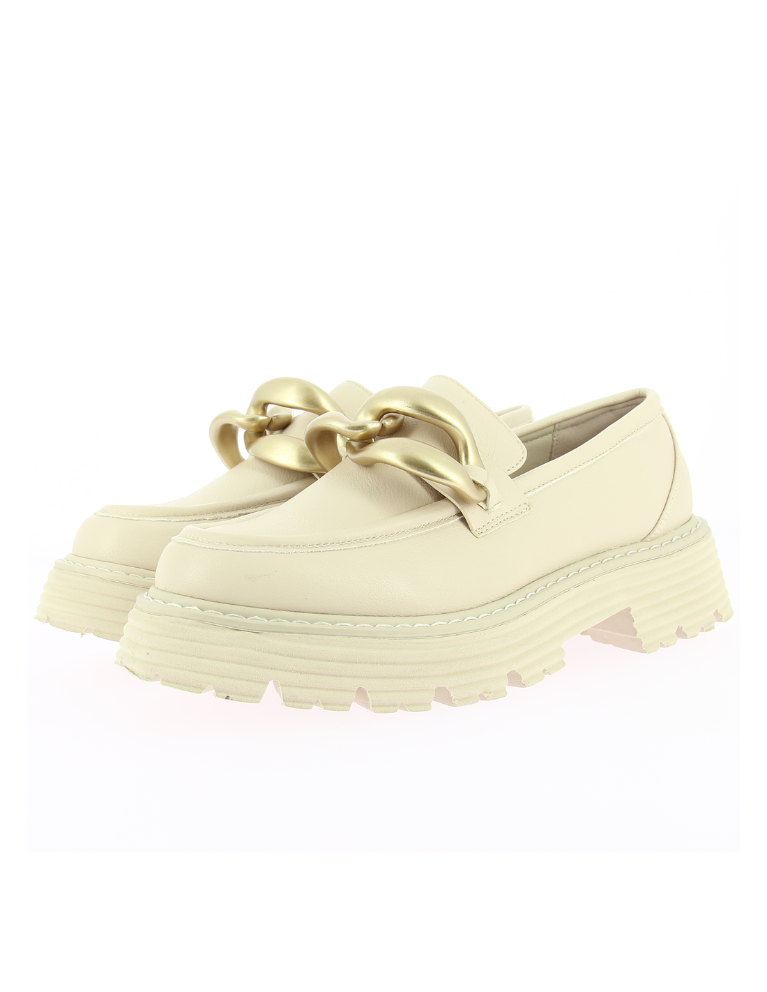 kharisma mocassins compensées femme pivoine blanc