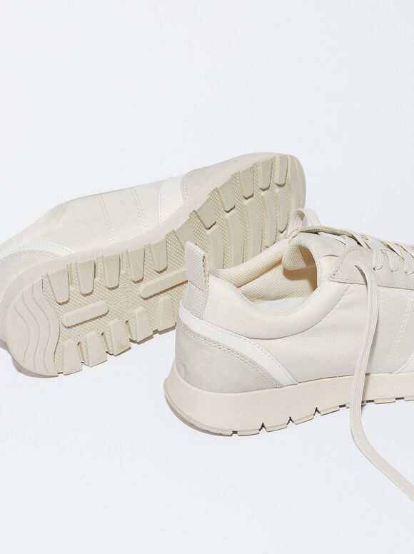 Tênis Esportivo Combinado - Branco