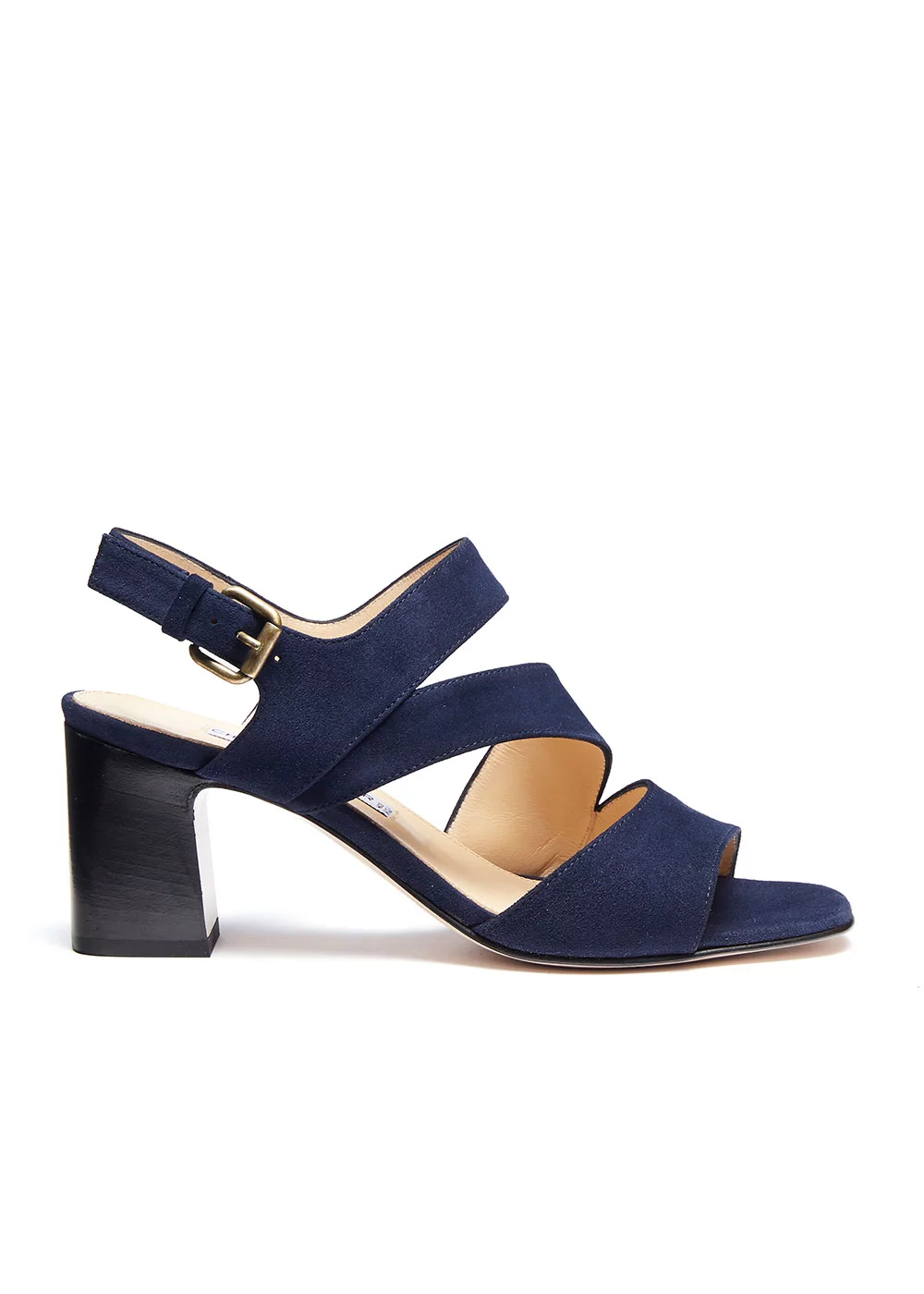 SANDALE LASSON VELOURS MARINE