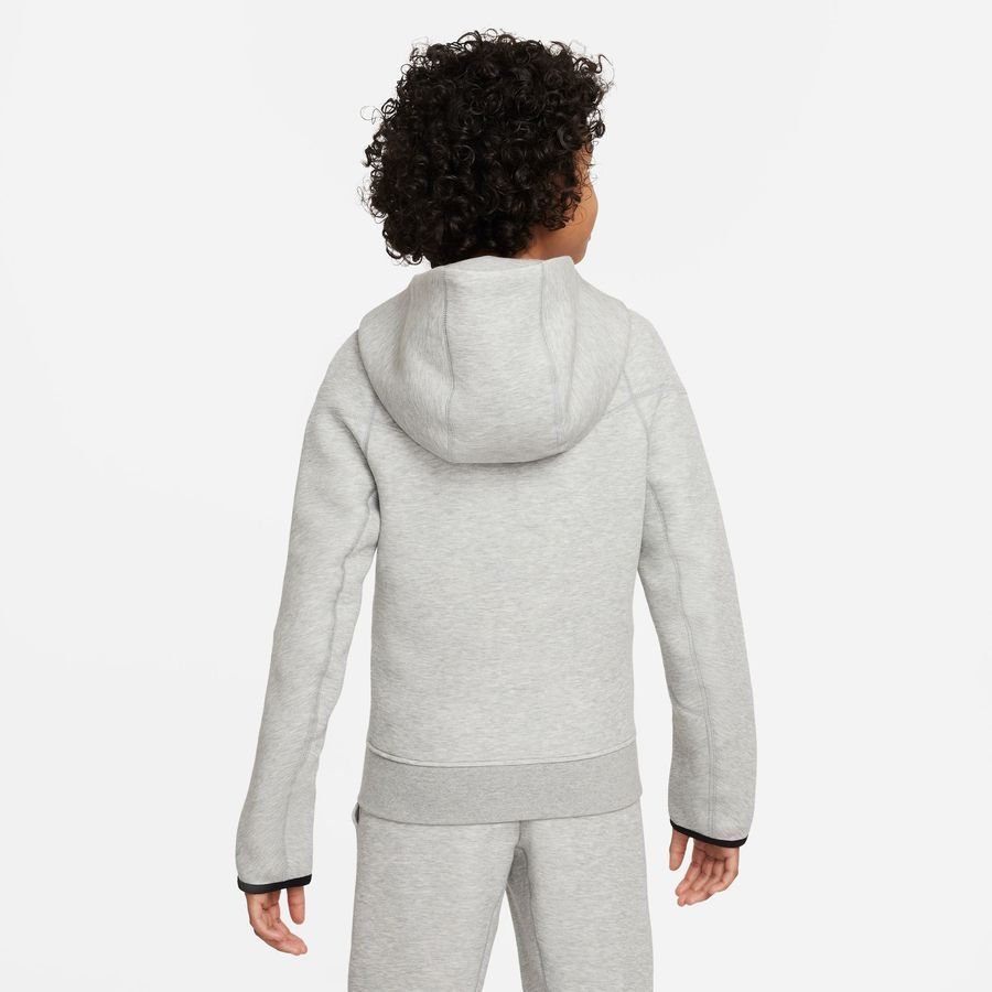 Nike Sweat à Capuche NSW Tech Fleece 24 - Gris/Noir Enfant