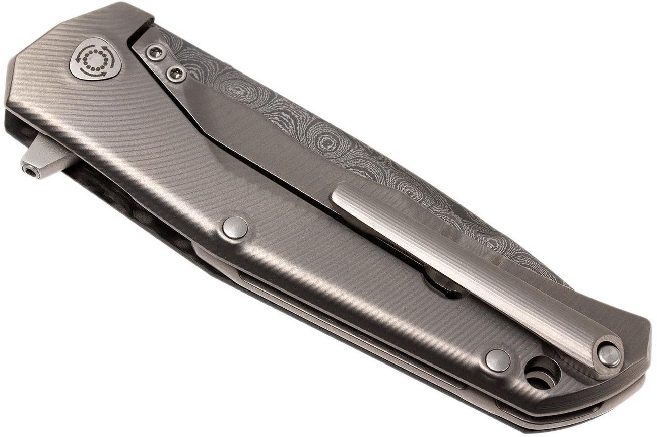 LionSteel TRE DR FC Carbonfiber, Raindrop damast
