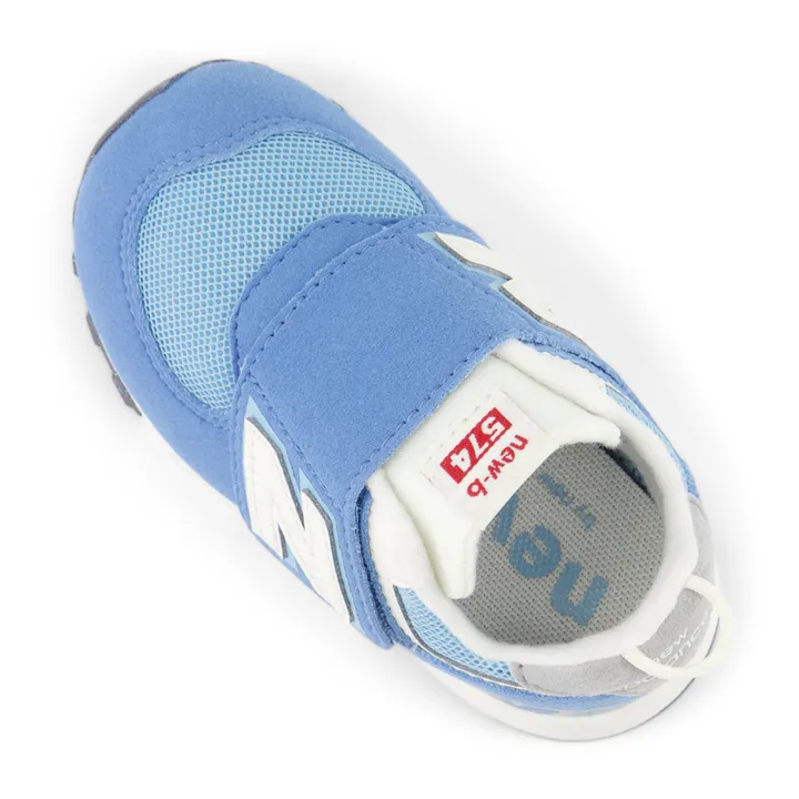 New Balance Baskets Scratchs Ouverture Totale 574 | Bleu Clair