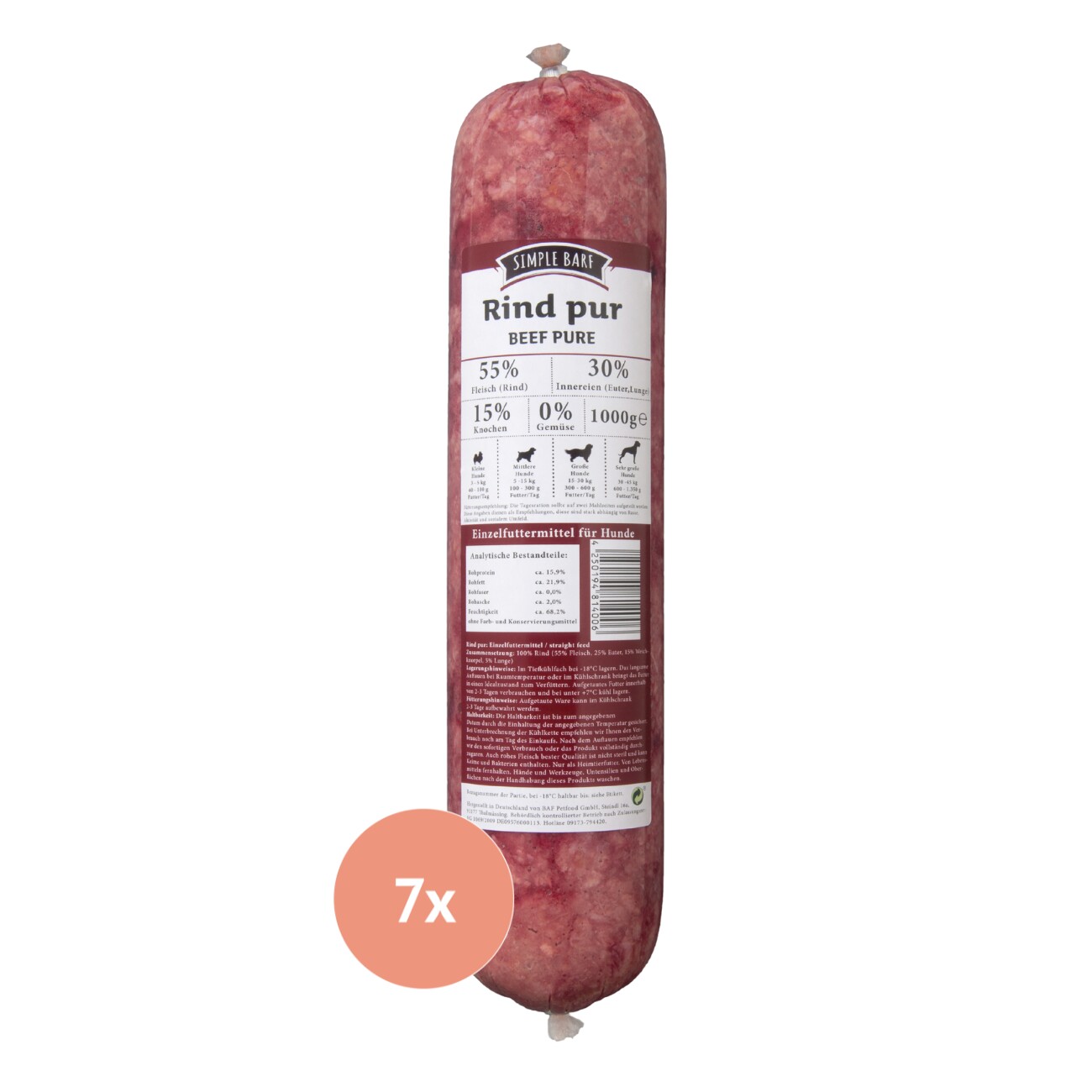 Simple BARF Basis-Paket 14x1 kg