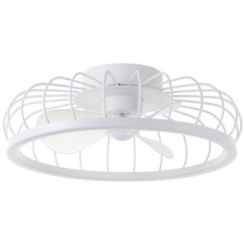Brilliant plafondventilator Arezzo met lamp 36W wit