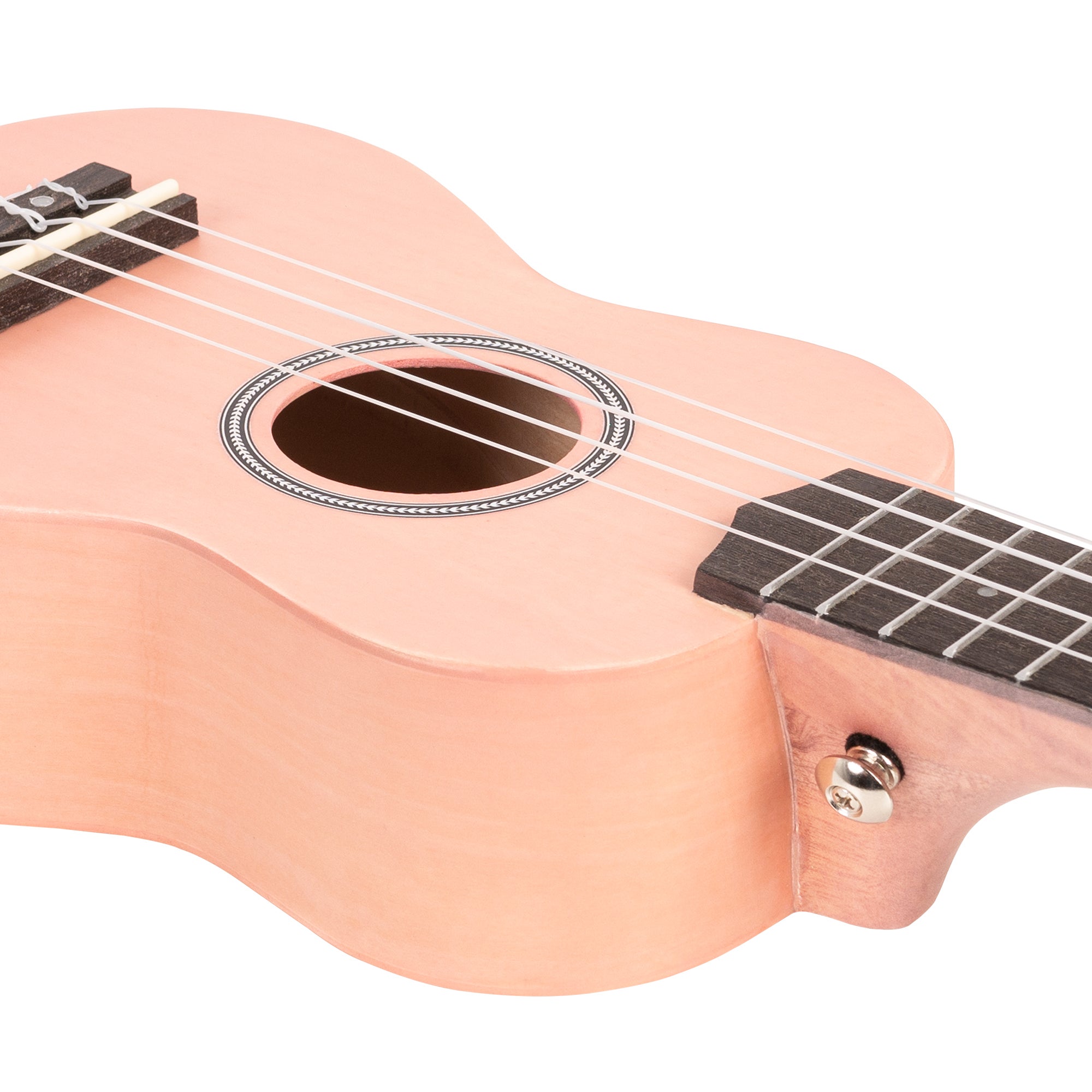 Cascha HH 3976 sopraan ukelele set roze (4-talig)