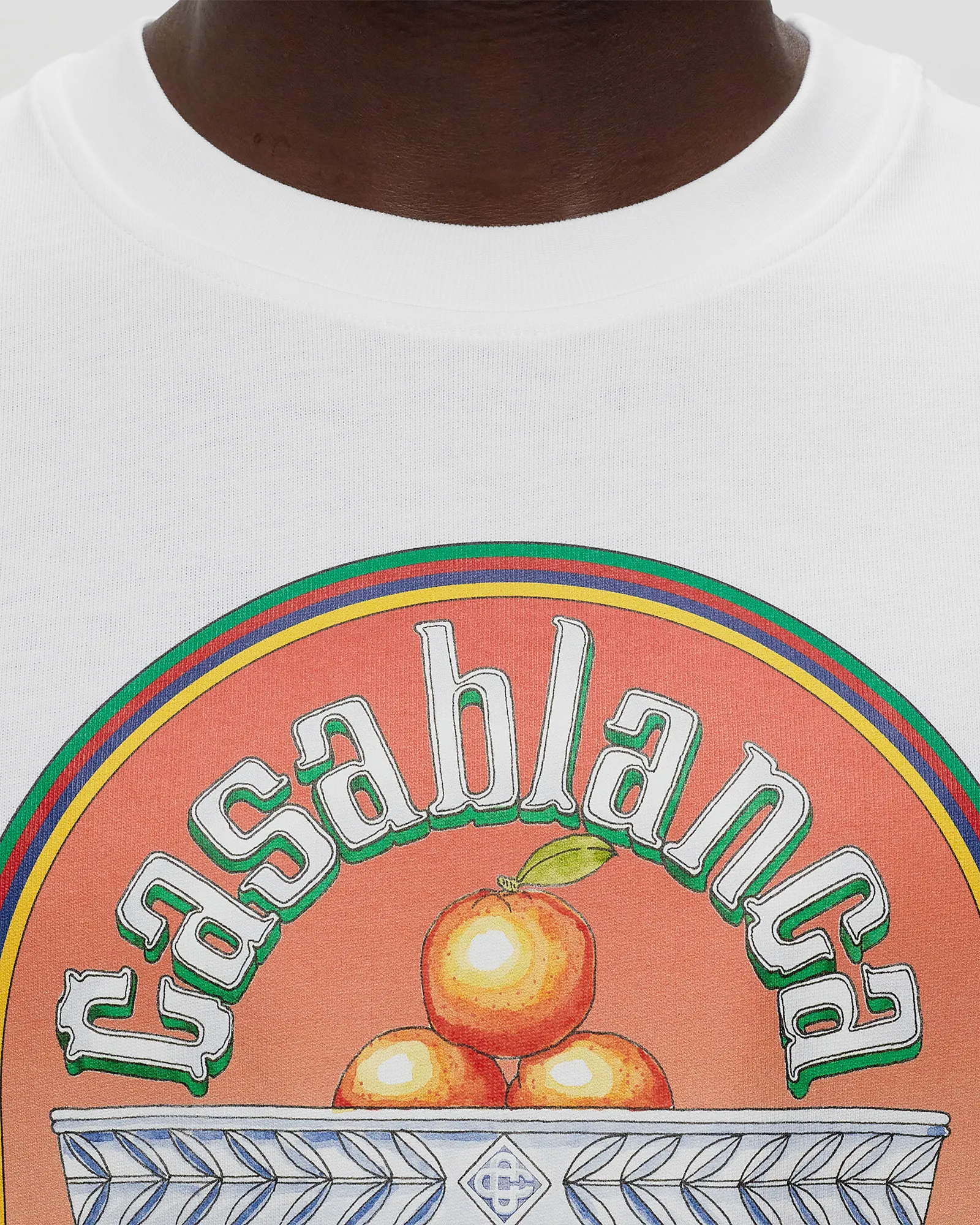 Casablanca TERRAIN D'ORANGE PRINTED T-SHIRT