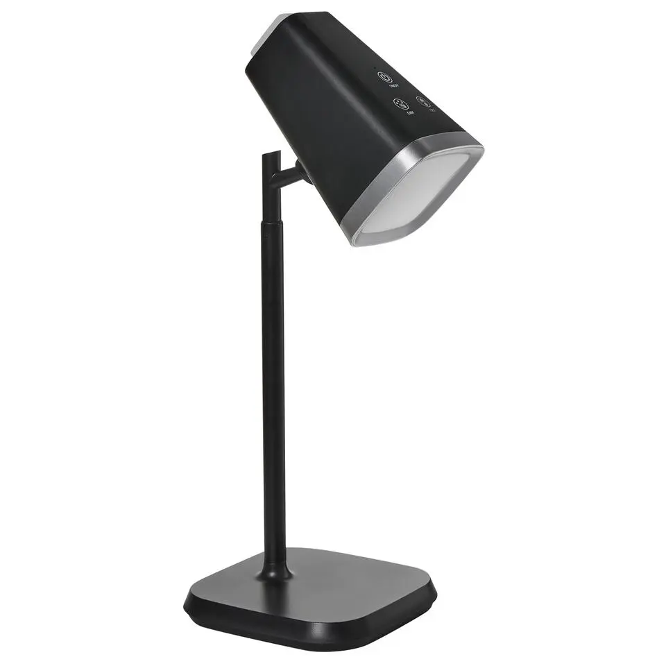 MUSCA - Bureaulamp LED - Zwart - Synthetisch materiaal
