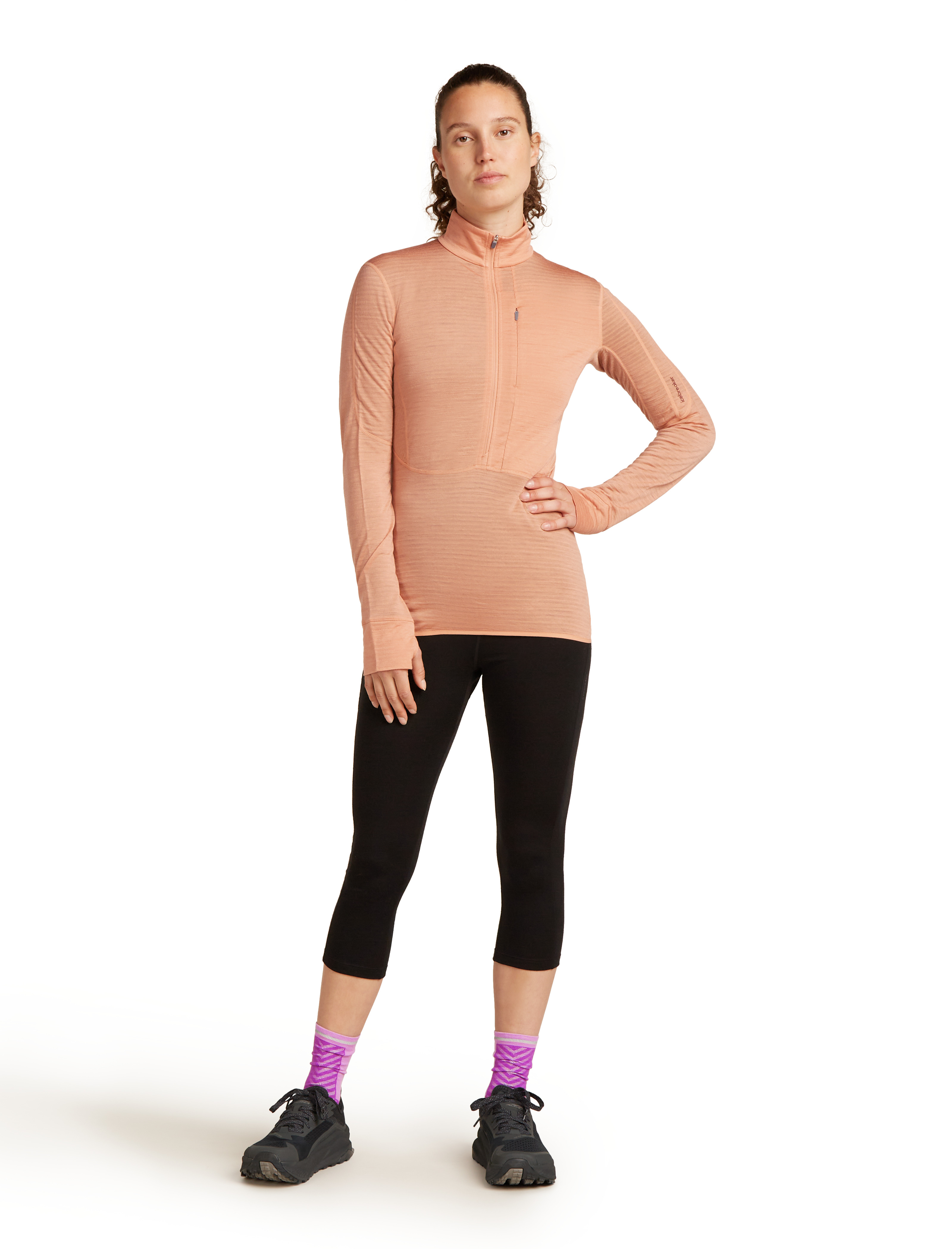 W Merino 200 RealFleece Descender LS Half Zip