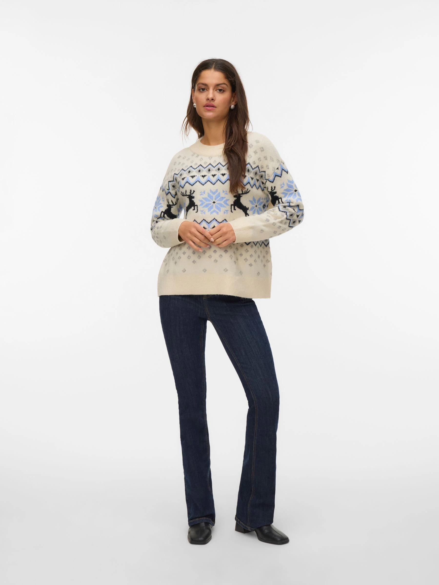 VERO MODA Matching Family Christmas Fairisle Knitted Jumper