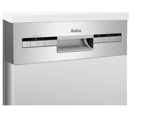 Amica EGSPU 500 911 E semi-geïntegreerde vaatwasser, 45 x 87 x 58 cm, voor 10 couverts, 9 l inhoud, 44 dB(A)