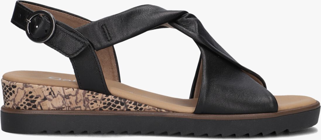 zwarte gabor sandalen 751