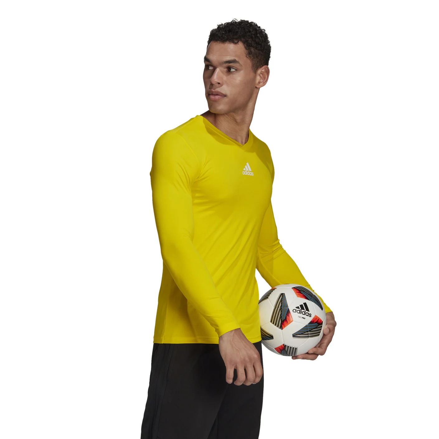 Adidas Team Ondershirt Lange Mouwen Geel