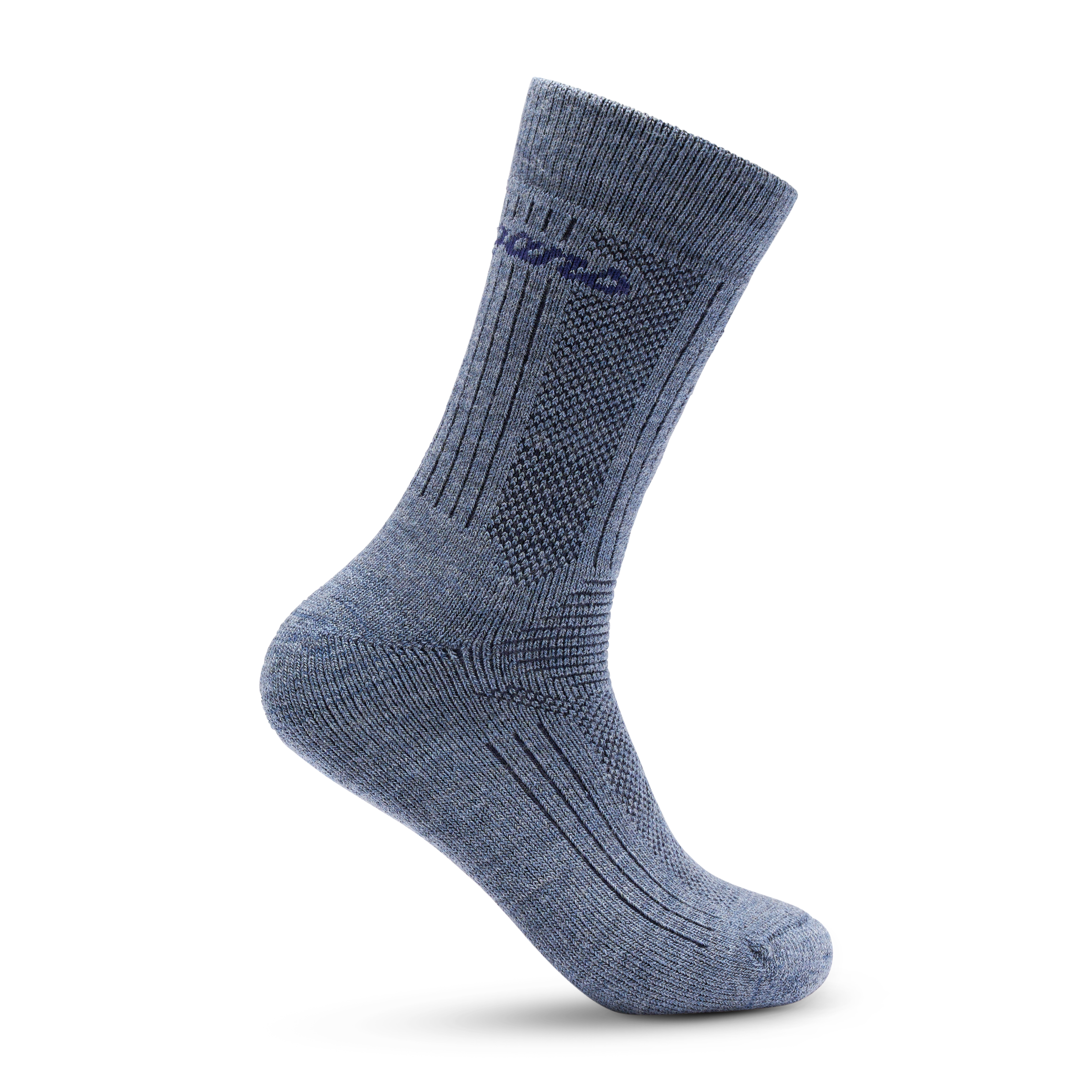 Allround Warm Merino Cushioned Sock Granite Blue / Navy Blue