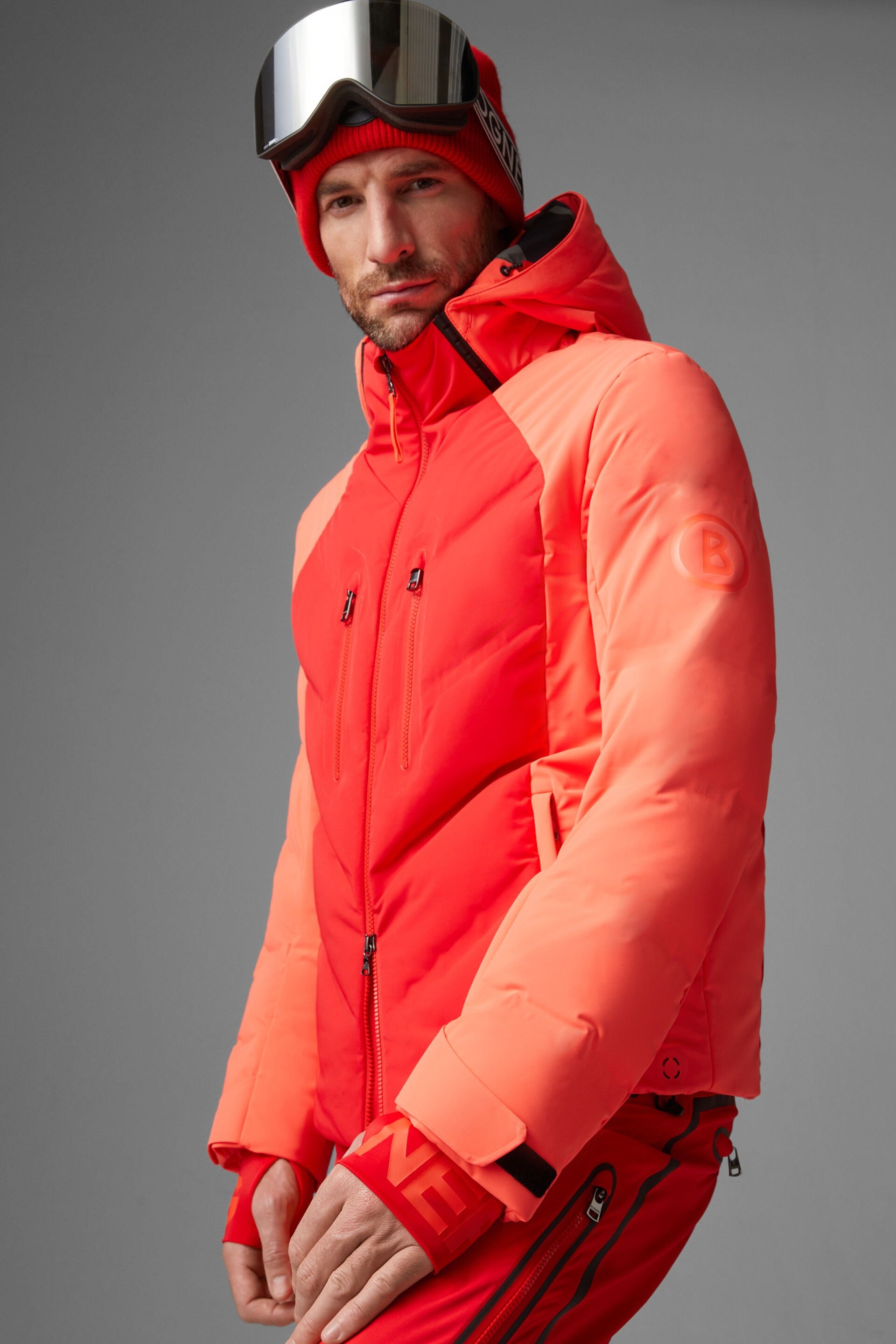 Felias Down Ski Jacket Herre 564/Red