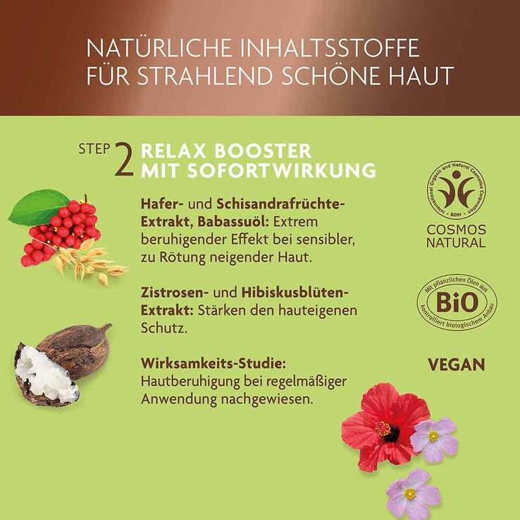 Luvos Heilerde Relax Booster & Clean Maske 2 + 7,5ml, 1 P