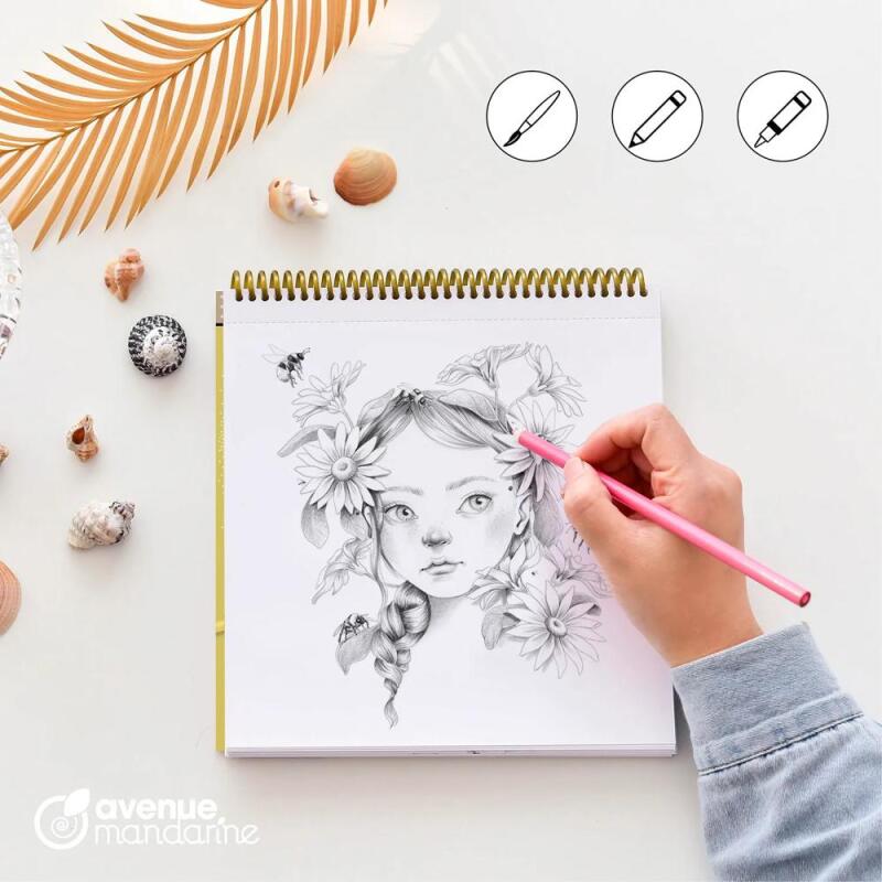 Carnet de coloriage Wild 7 - Or