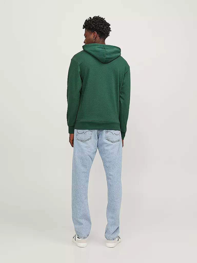 JACK & JONES Kapuzensweater - Hoodie JJEJOSH dunkelgrün