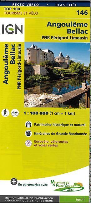 IGN - TOP 100 146 ANGOULEME BELLAC PLASTIFIEE
