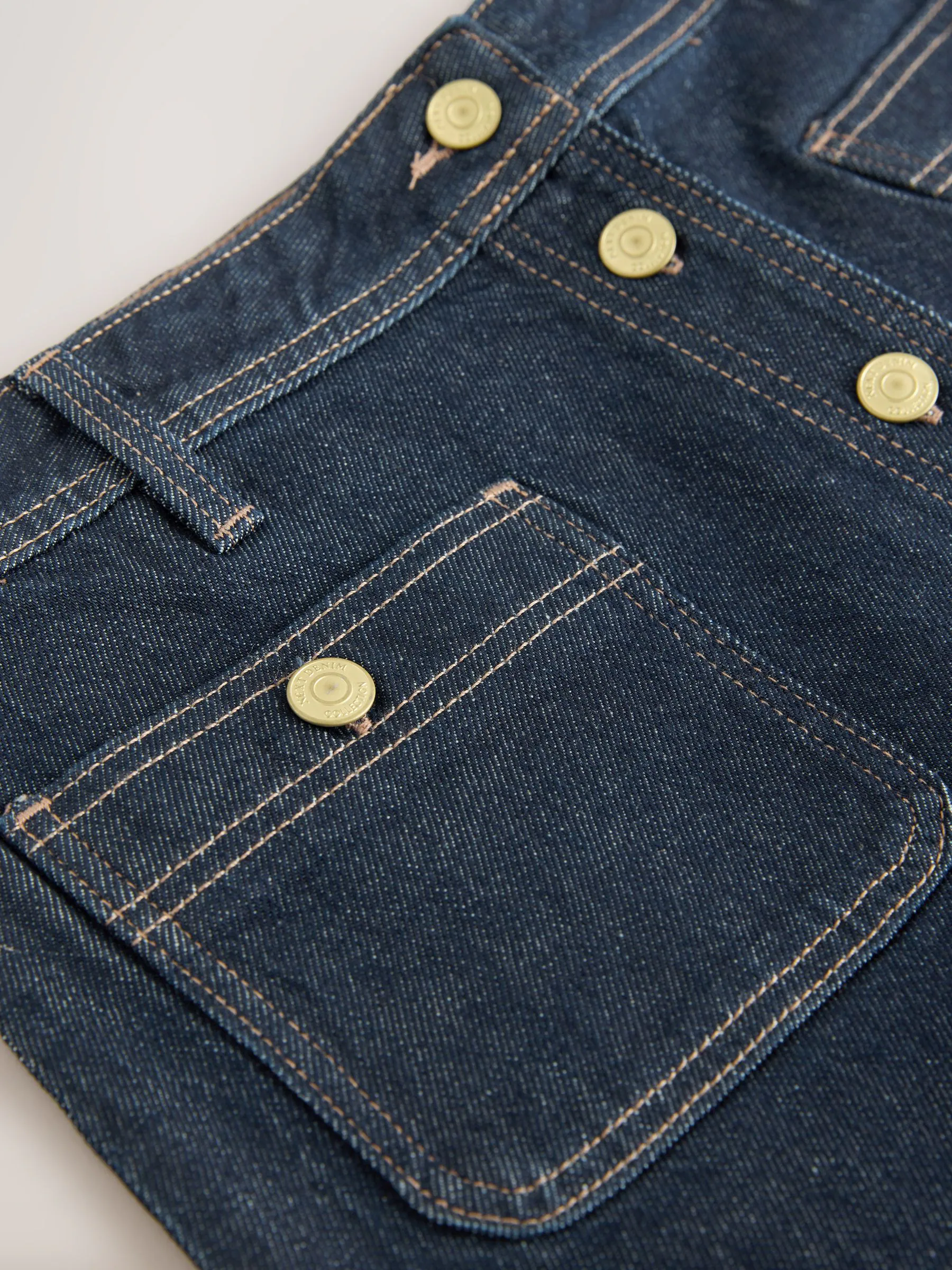 Wassing - Denim Patch Pocket Mini Skirt