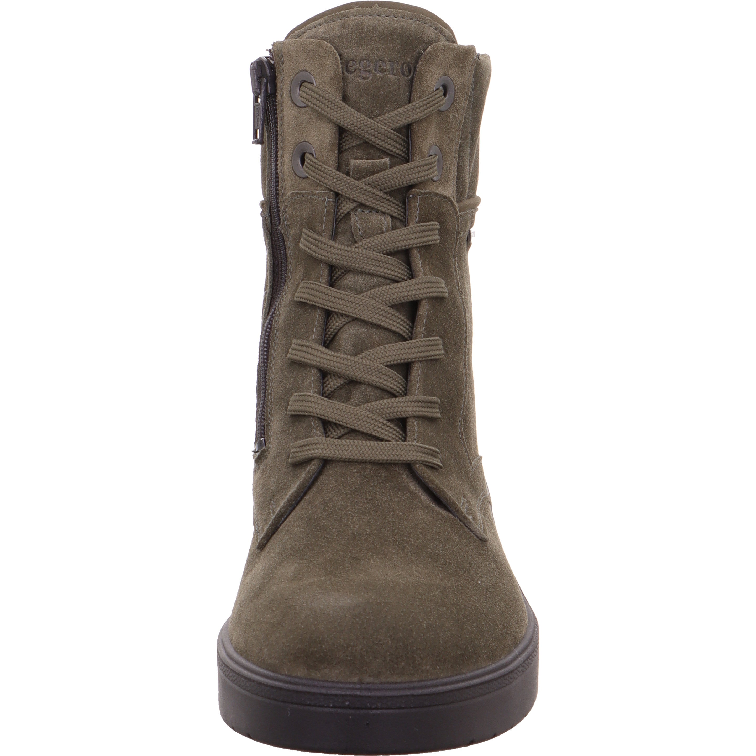 legero MYSTIC Damen  Schnürboots mit Reißverschluss - Farbe: Yerba - Größe: 8