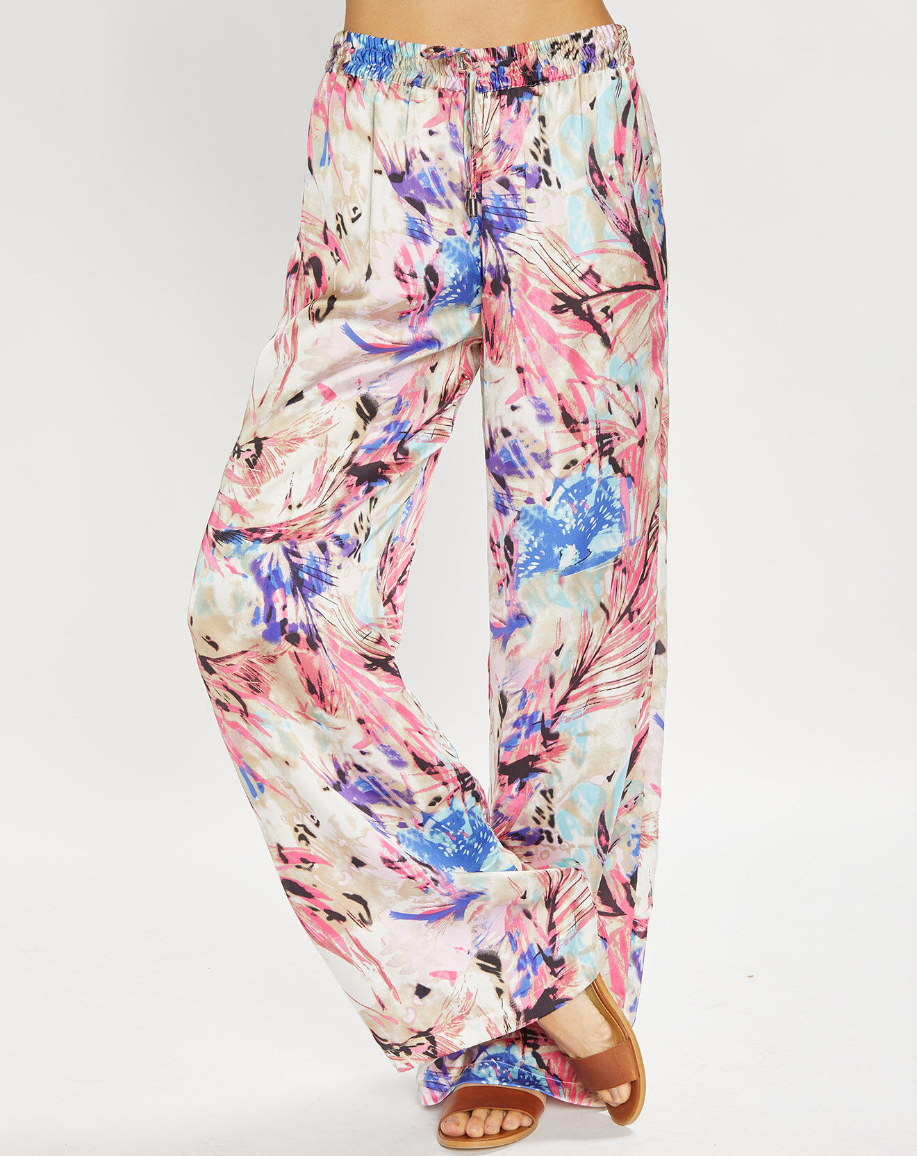 Lauren Vidal Pantalon Store multicolore