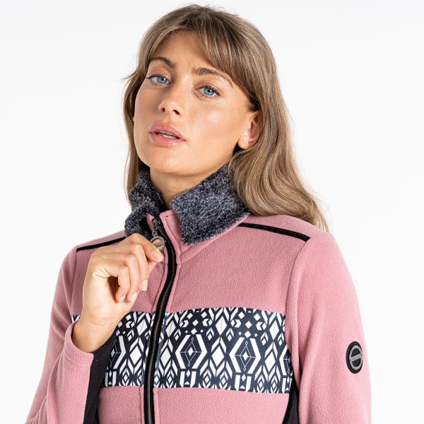 Veste polaire DARE 2B ENGROSS II SWEATR MESAROSE/BLK