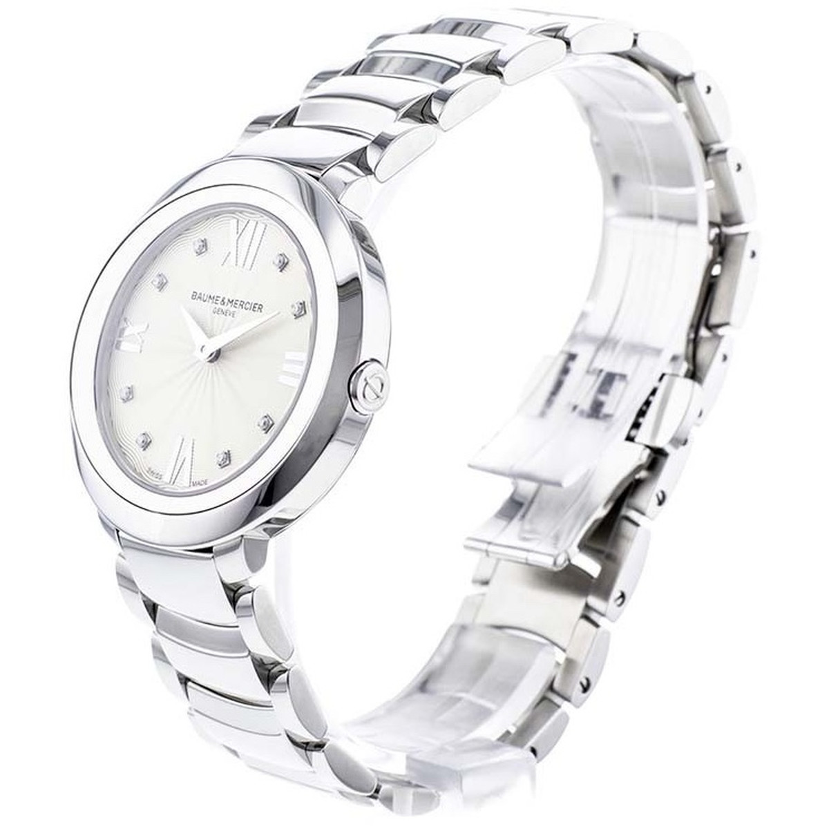 Montre d'occasion Baume et Mercier Promesse femme acier