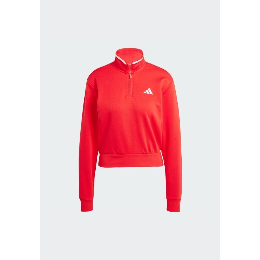 Adidas Veste de survêtement courte molleton à quart de zip Essentials Color Pop
