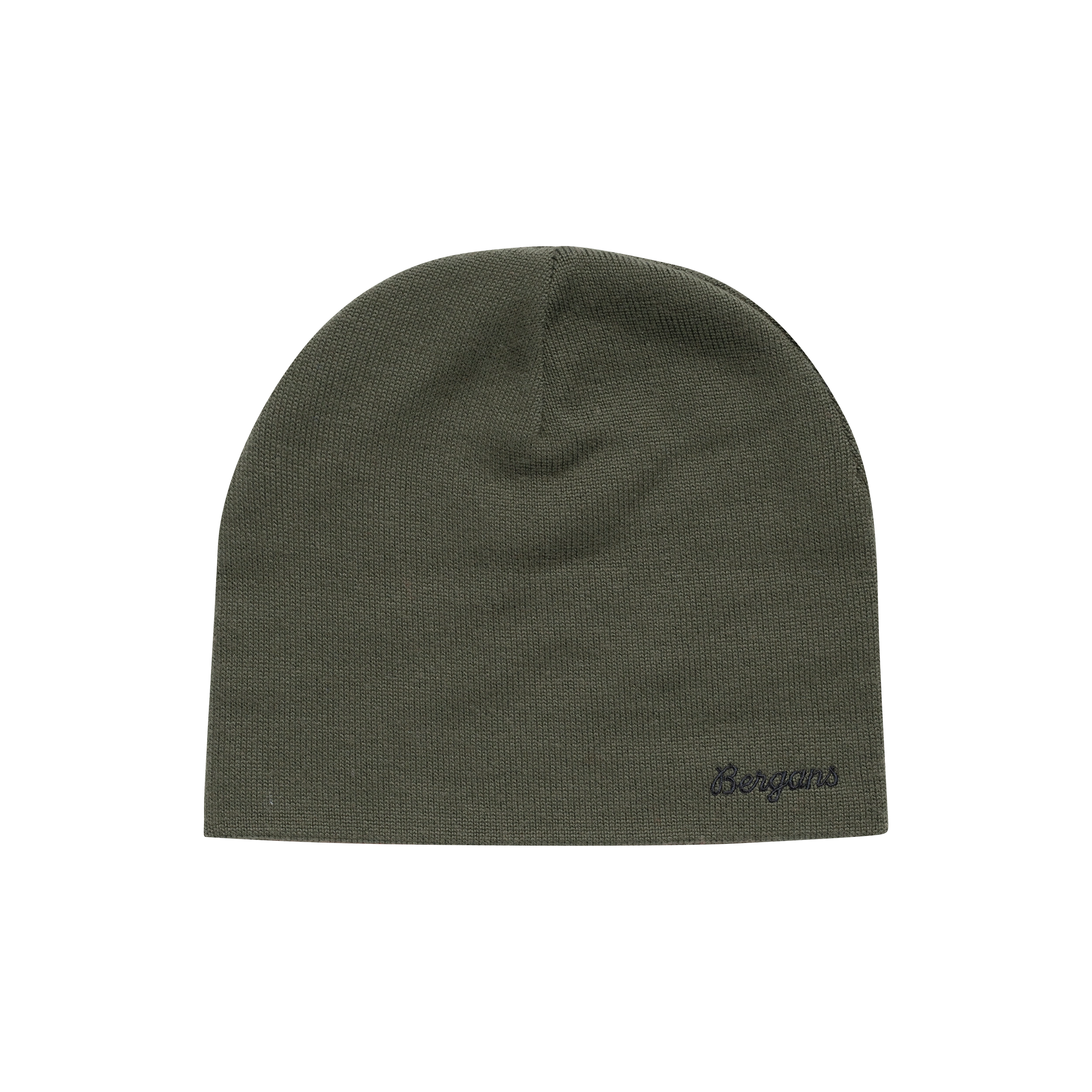 Allround Mid Warm Merino Beanie Dark Green Mud / Alert Orange