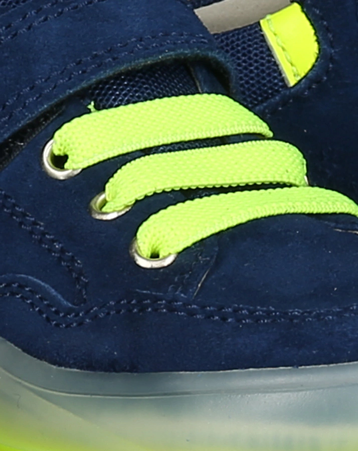 Klett-Halbschuhe FUTURE in blau/neongelb