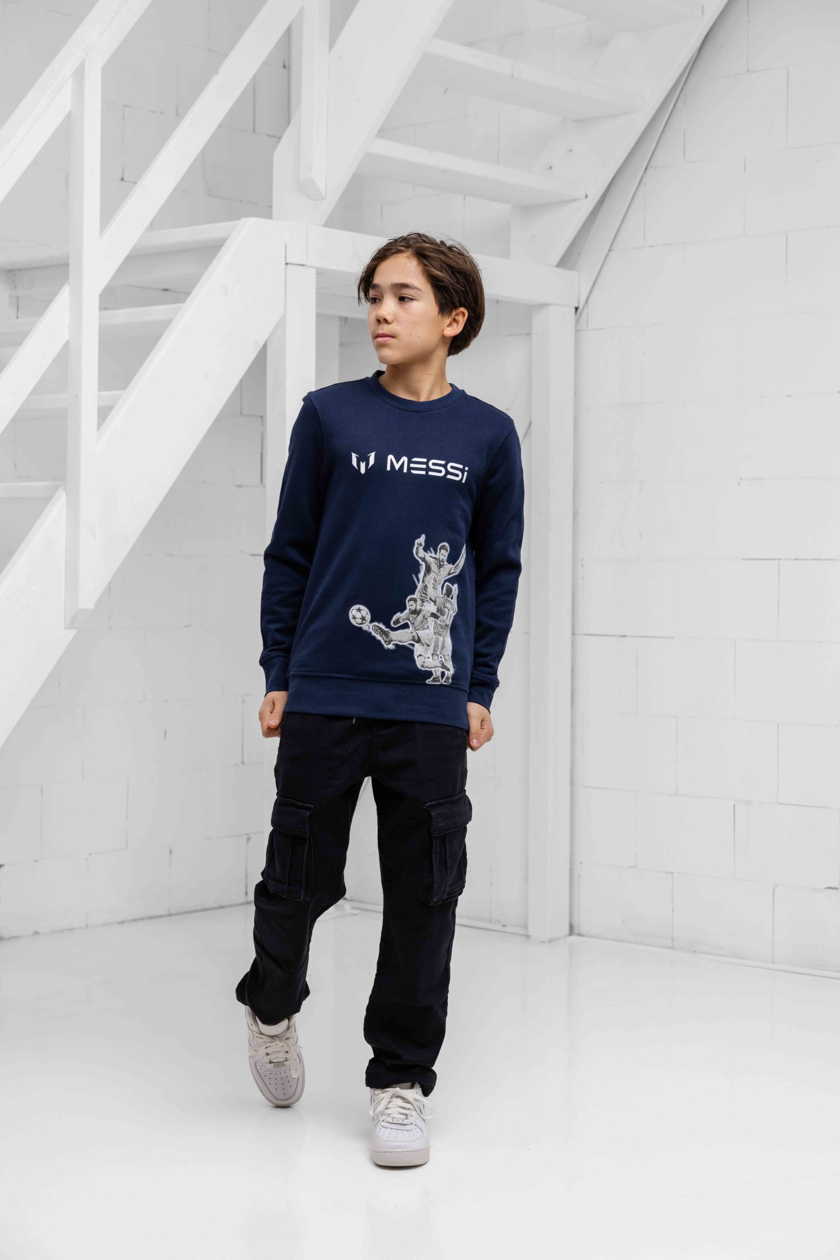 Vingino Claudio Loose Jeans Kids Zwart