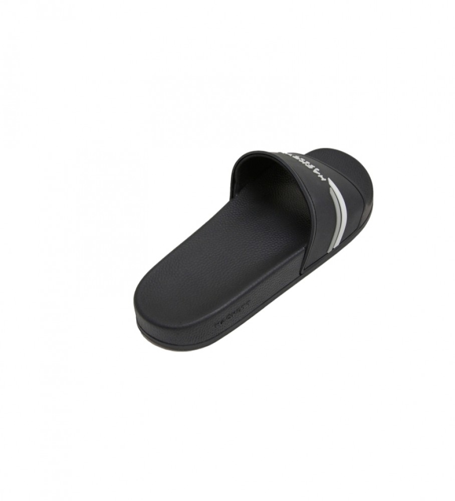 Chinelo Hackett com Logo Esportivo, Preto