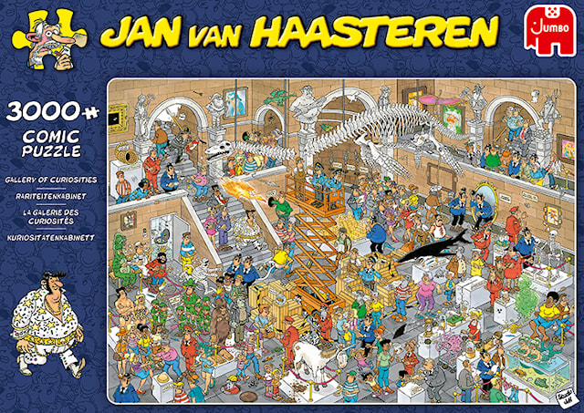 Jan Van Haasteren Gallery of Curiosities Puslespill 3000 brikker, Jumbo
