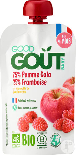 Good Goût Pomme Framboise Dès 4 Mois 120g