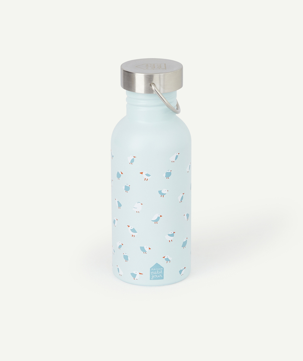 MAISON PETIT JOURGOURDE BLEUE AVEC MOUETTES EN INOX 500ML