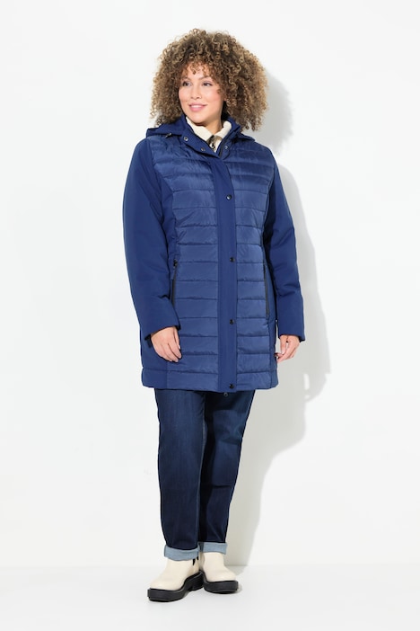 HYPRAR Hybridjacke, Stepp/Softshell, Stehkragen, Kapuze