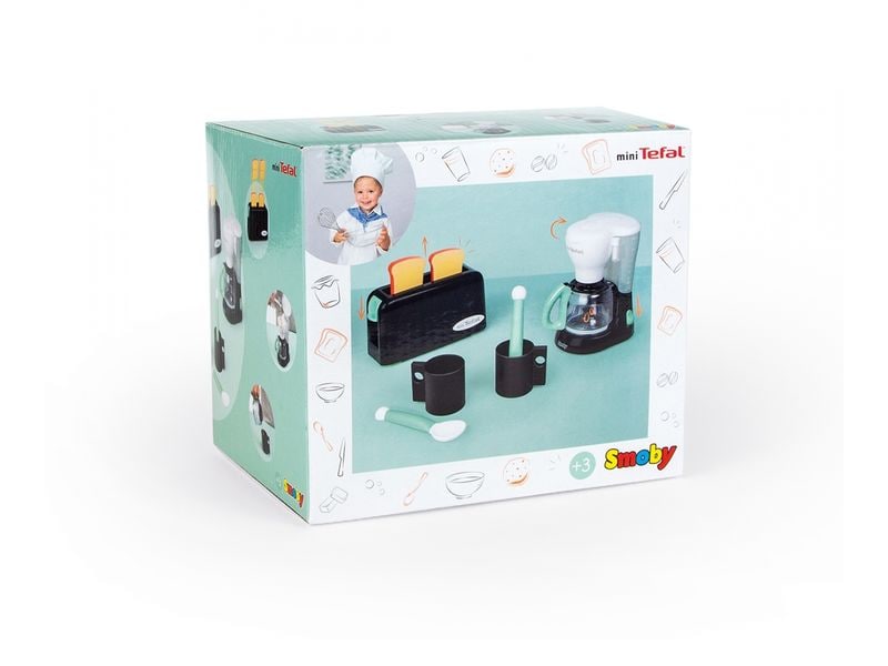 Smoby Spiel-Haushaltsgerät Tefal Frühstück Originalgetreue Nachbildung