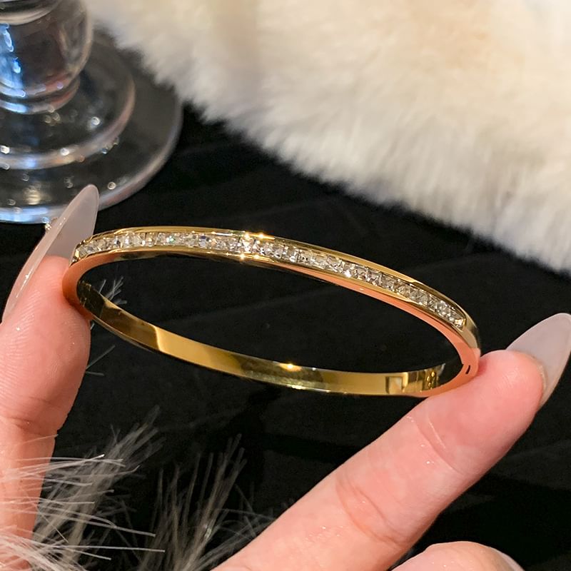 Gaya - Armband met strass en metaal
