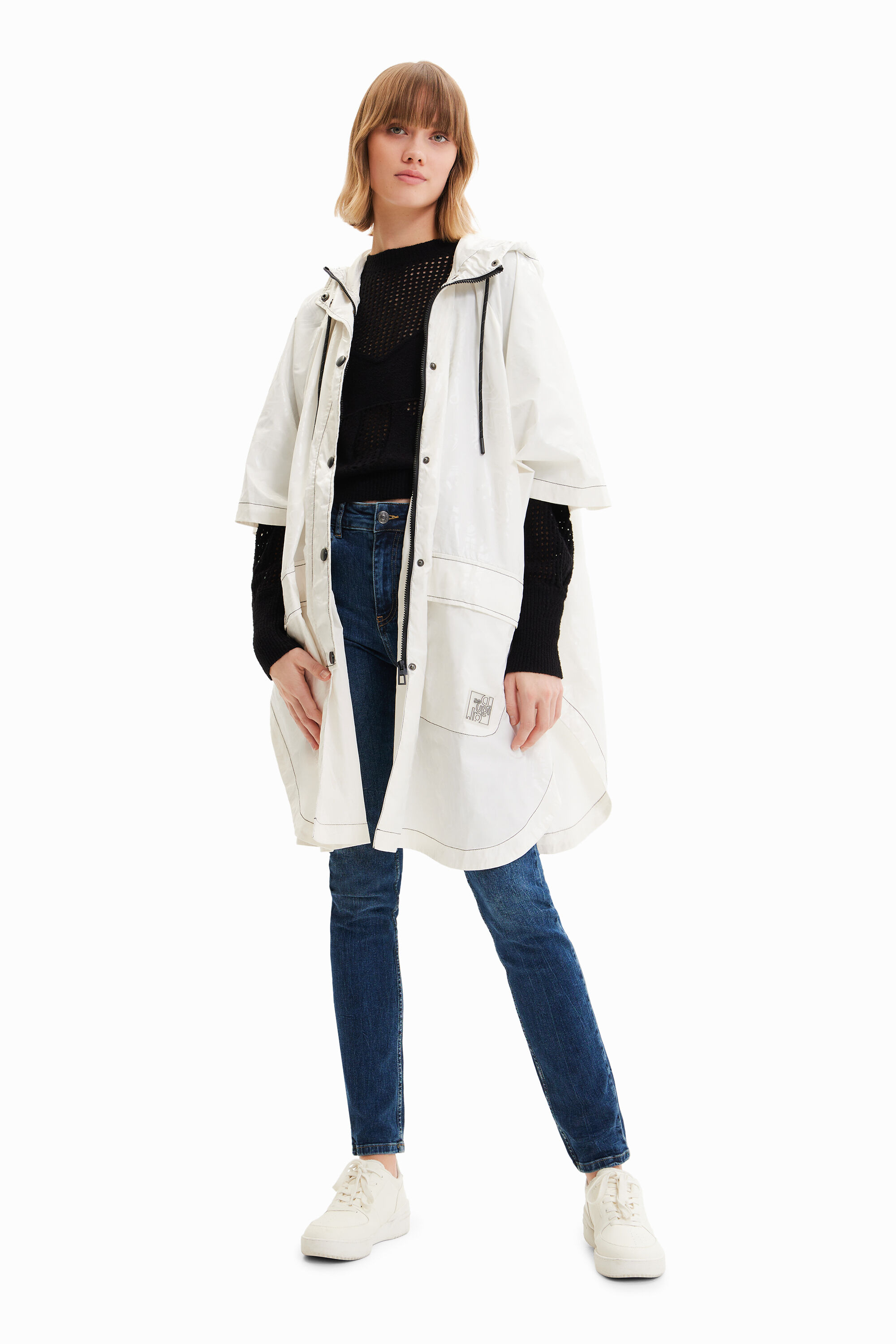 Imperméable pliable logomanie