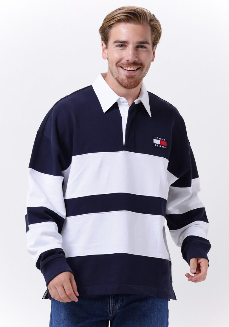 TOMMY JEANS multi tommy jeans trui tjm skater archive block rugby