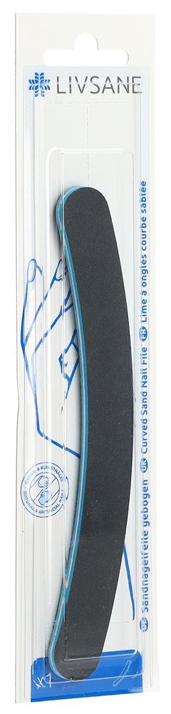 LIVSANE Sandnagelfeile<br>1 Stück, gebogen