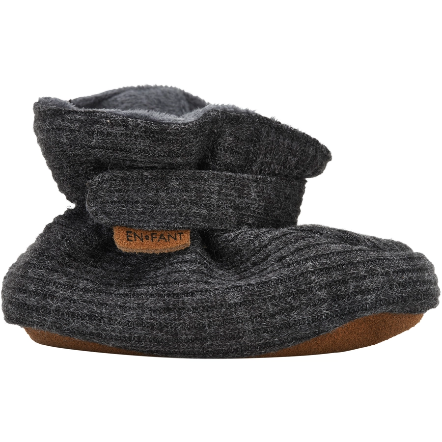 EN FANT Krabbelschuhe Grey Melange Gr. 1718