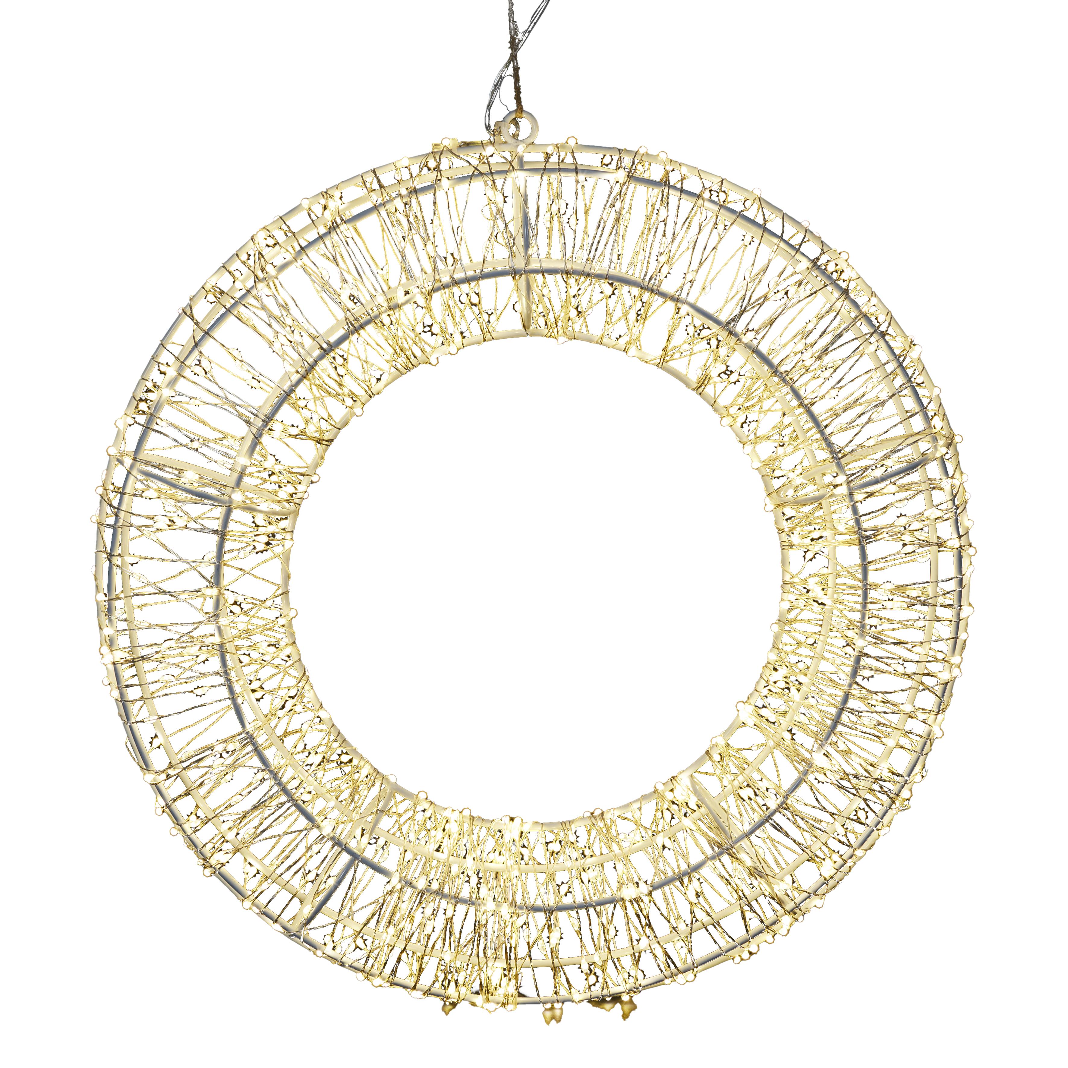 CERCLE METAL LUMINEUX 36X7.5CM