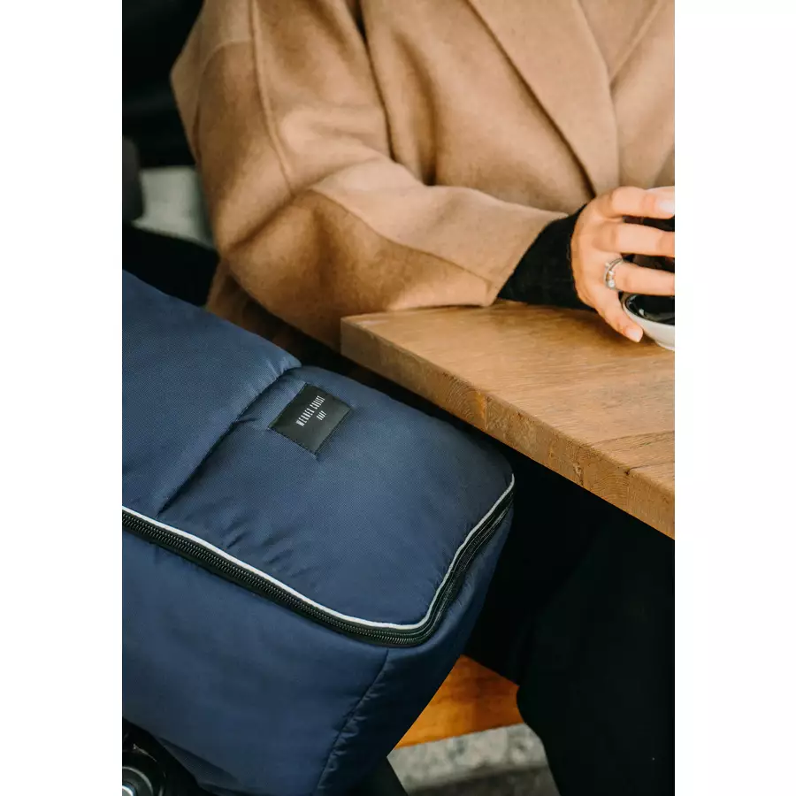 Werner Christ Baby Lammfellfußsack CORTINA navy